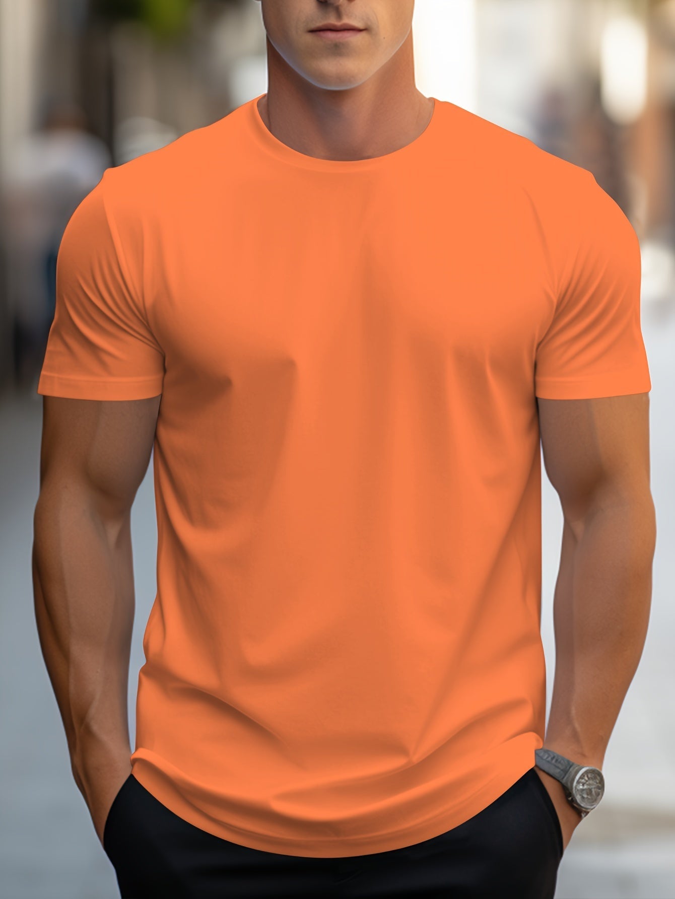 Stijlvol slim-fit zomer T-shirt