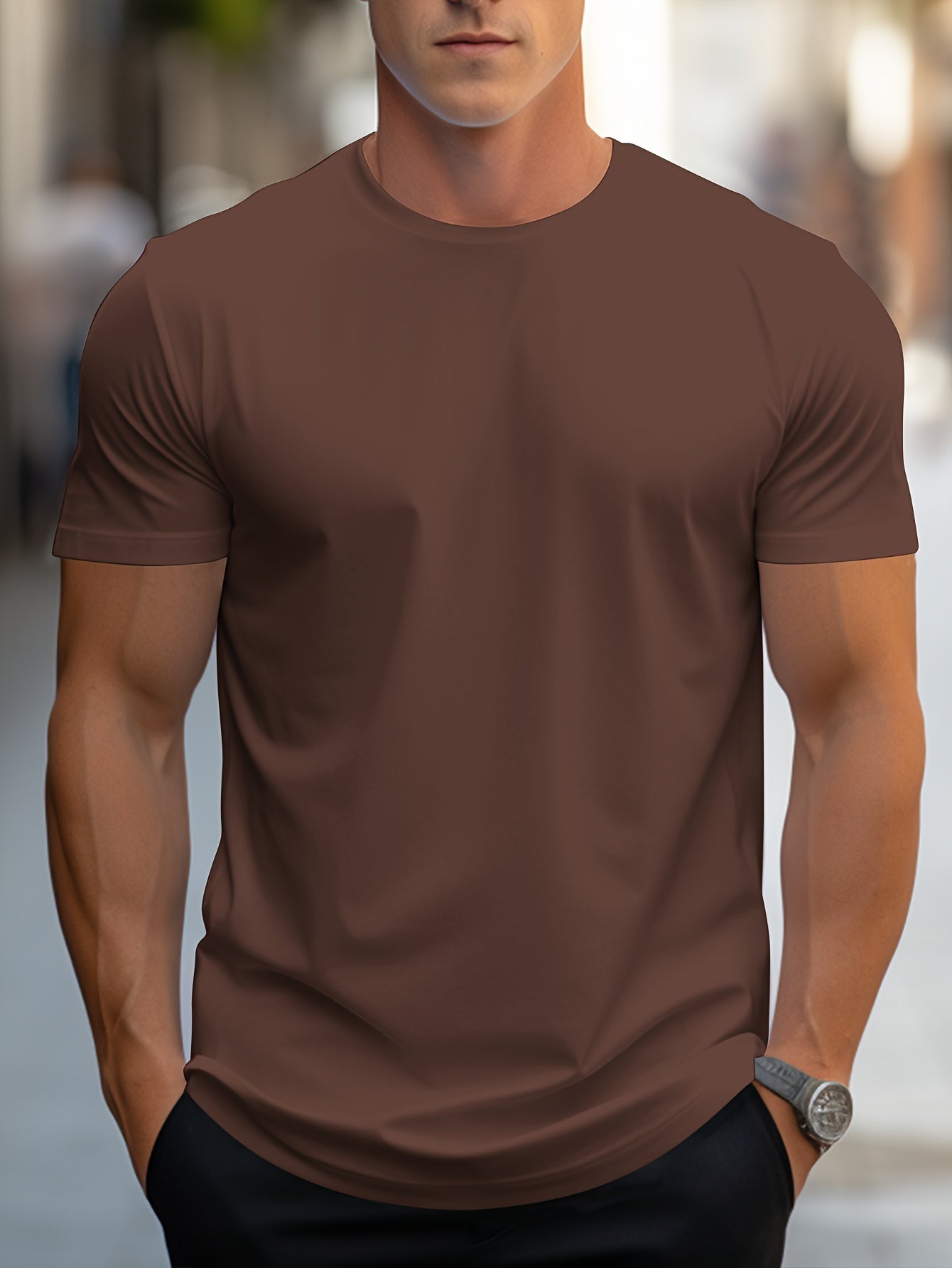 Stijlvol slim-fit zomer T-shirt