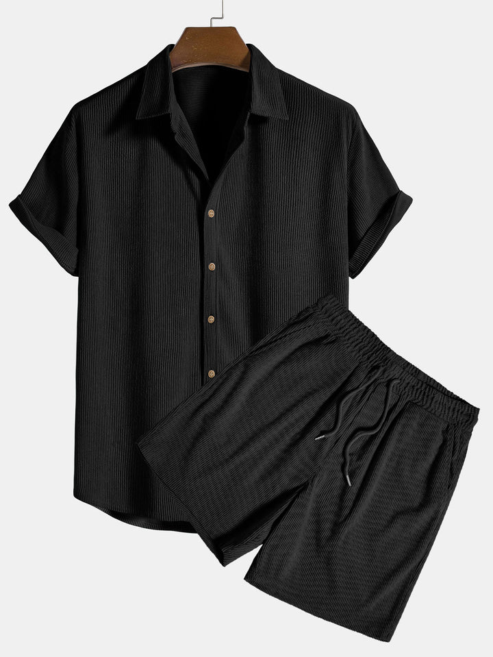 Comfortabele zomerset voor mannen [shirt+shorts]