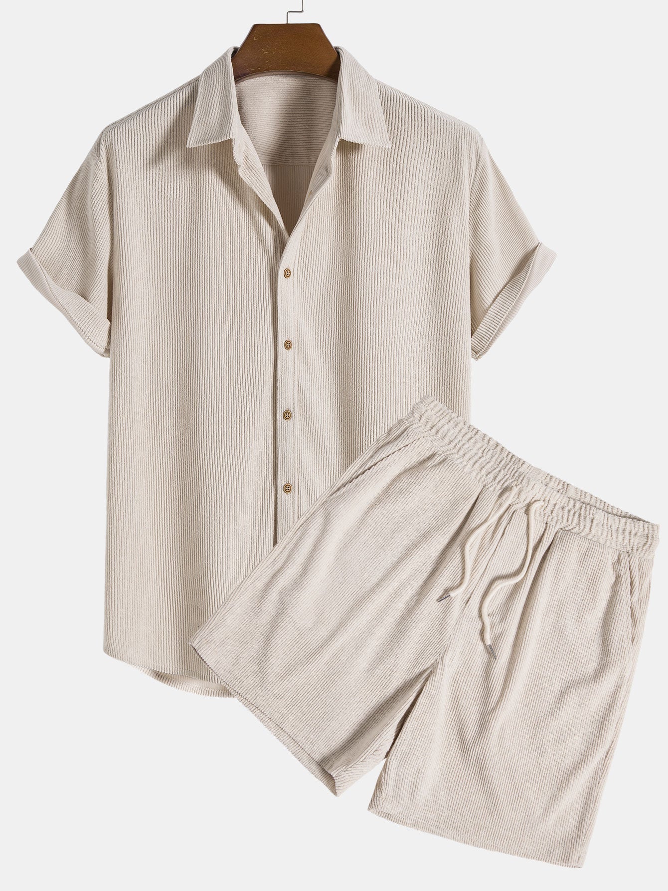 Comfortabele zomerset voor mannen [shirt+shorts]